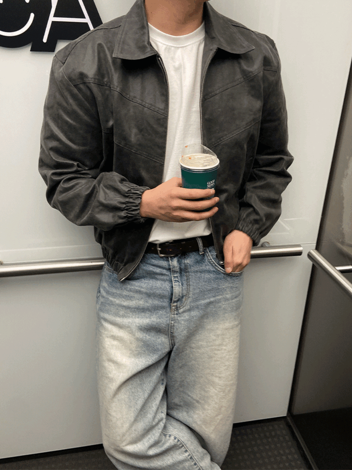 [주문폭주] Tado vintage crack jacket