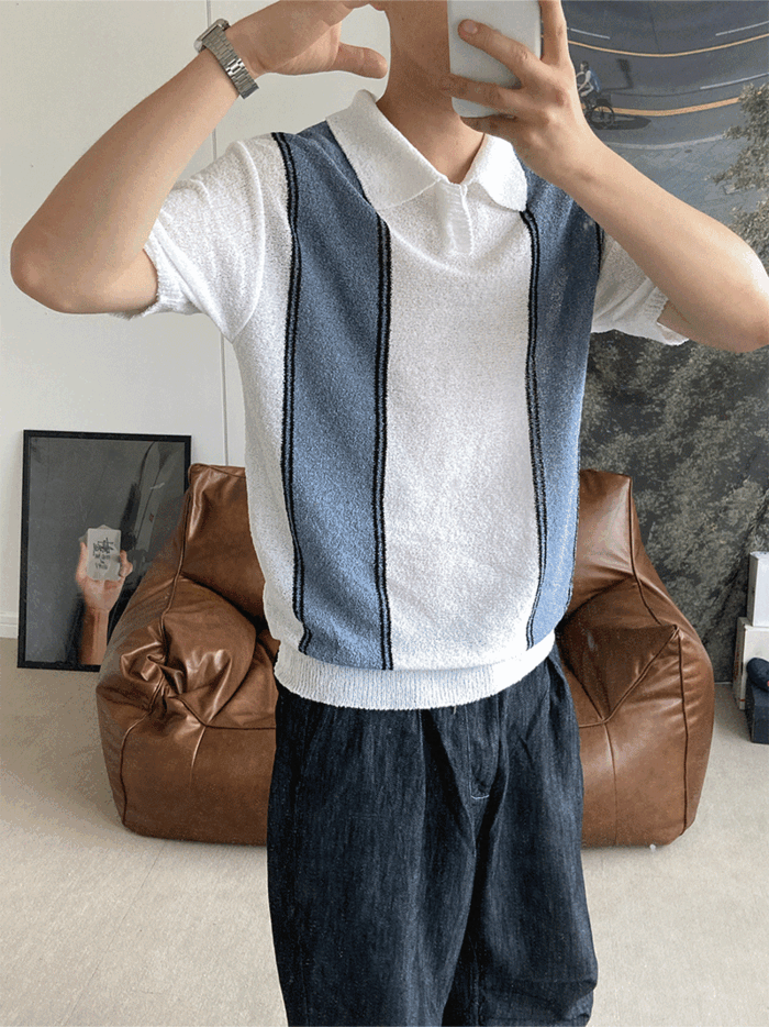[문의폭주] Rike boucle collar knit