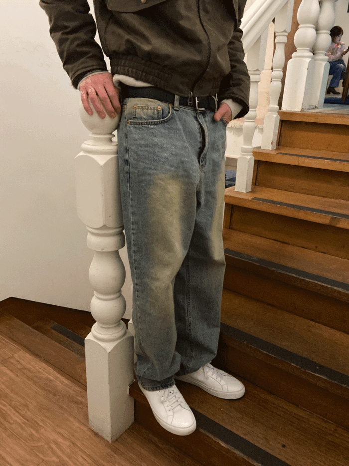 (구디션추천/라이브방송/문의폭주) jase vintage denim pants