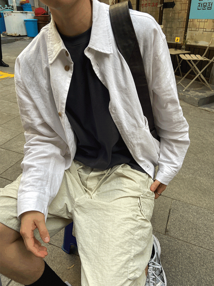 [추천상품] House linen strap shirts jacket