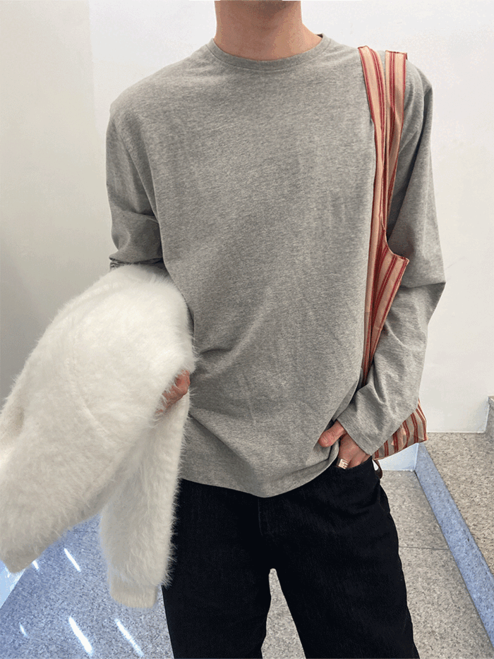[추천상품/베이직라인] Ward silket long sleeve