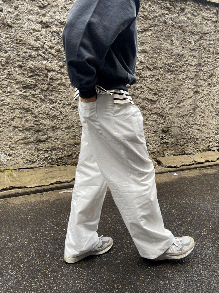 Covent two tuck cotton pants